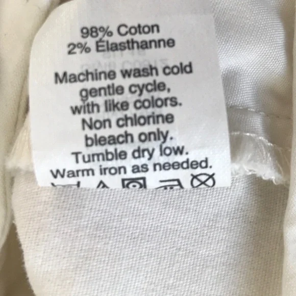 J. Crew Frankie off white stretch walking shorts - Picture 8 of 10